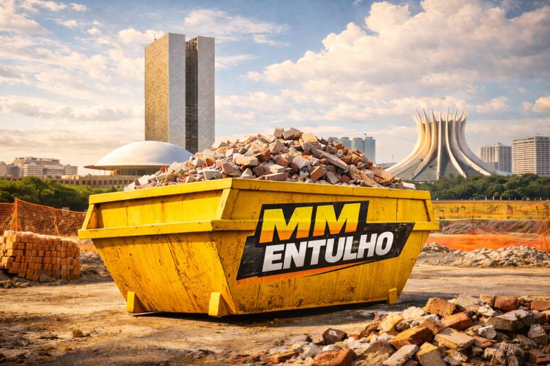 Caçambas disponíveis para aluguel em Brasília